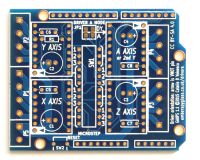 GAUPS Arduino-compatible Stepper Shield, PCB only