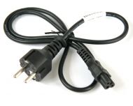 Power cord, EU plug to IEC C5 connector, 0.8m