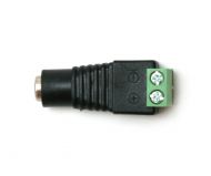 Power jack to screw terminal adapter