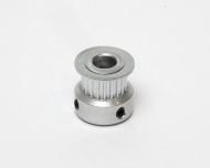 Belt pulley, 20 tooth, 0.25in (6.35mm) bore, for GT2 belt